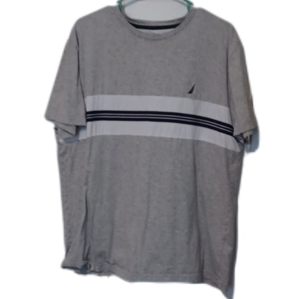 -- Gray Nautical Men's Shirt Size XLarge Casual